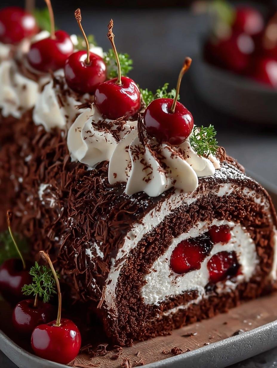Elegant Black Forest Cake: A Decadent Delight - Elegant Black Forest Cake - main visual representation