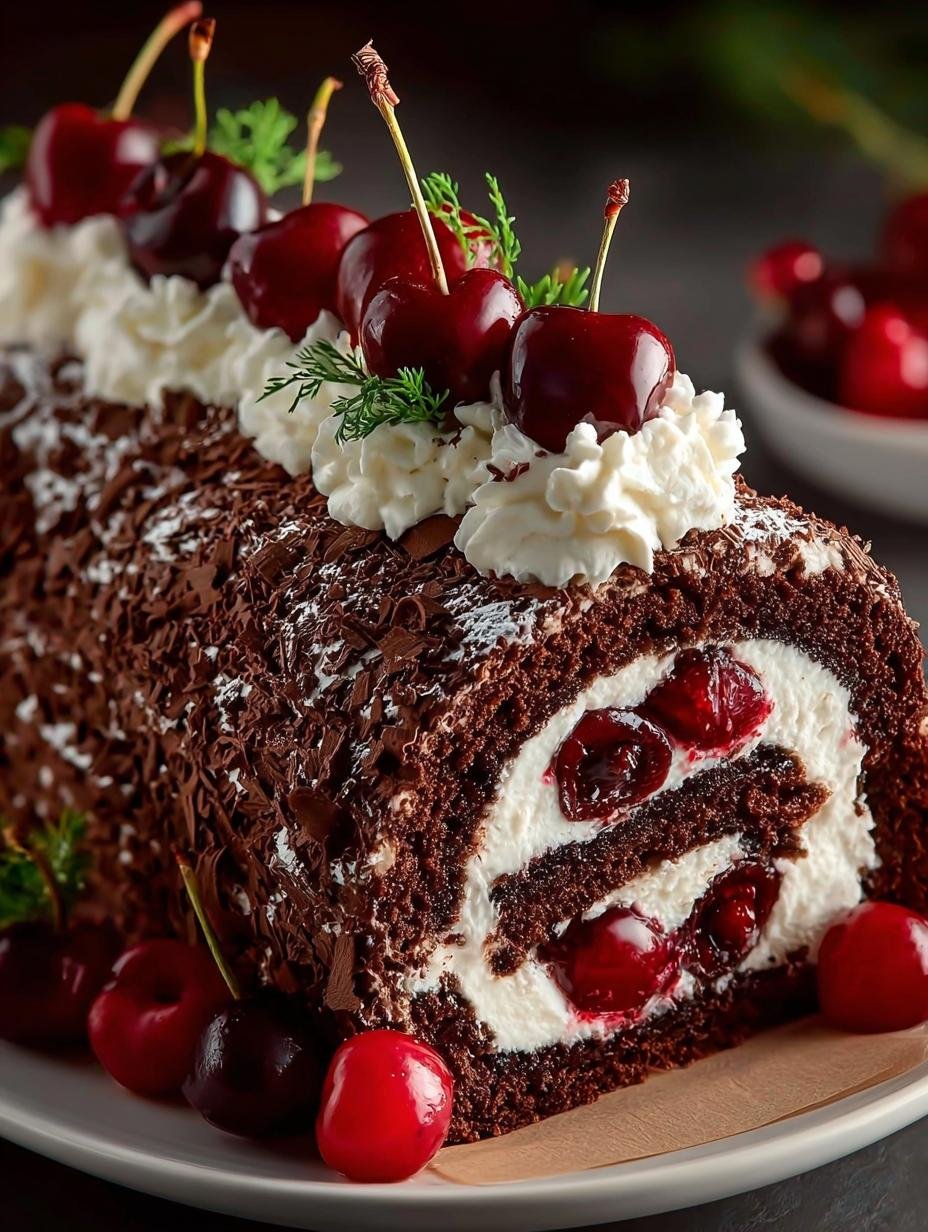 Elegant Black Forest Cake: A Decadent Delight - Elegant Black Forest Cake - additional detail