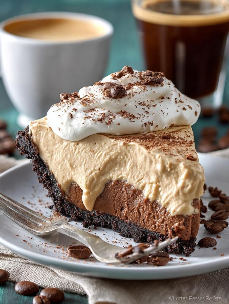 Espresso Black Bottom Pie