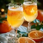 Festive Clementine Champagne Spritz