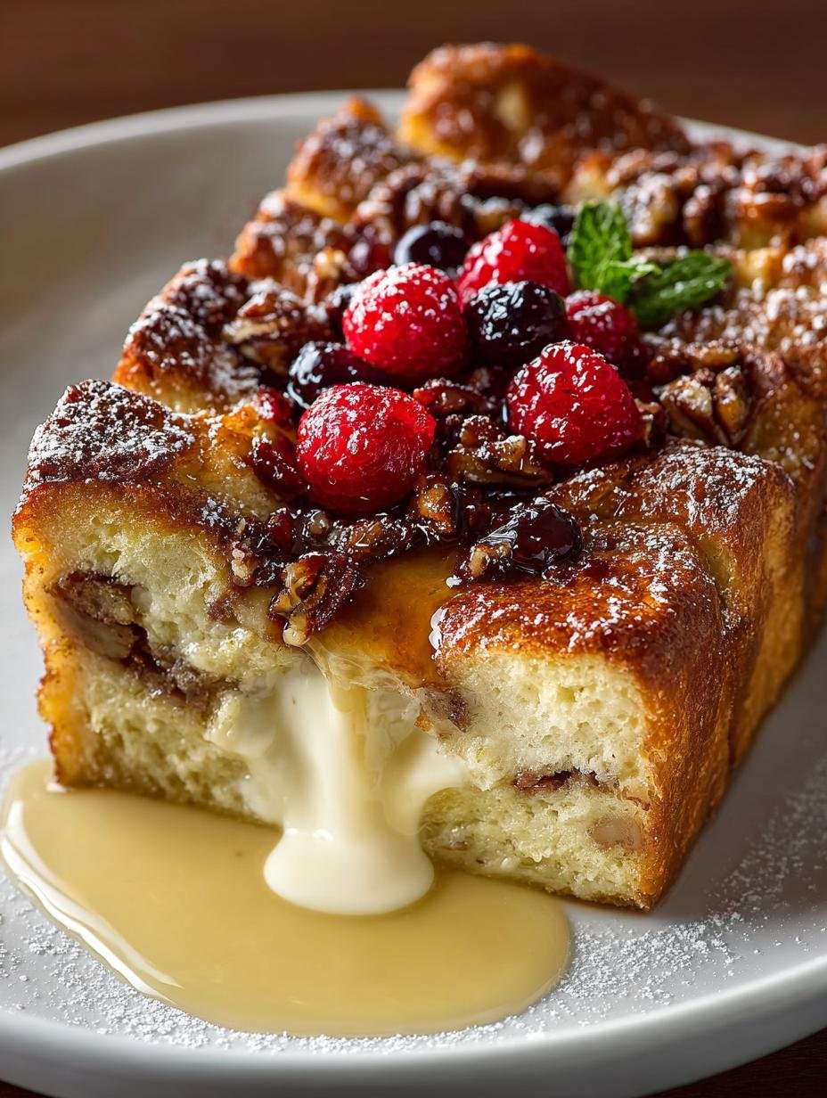 French Toast Casserole with Pecans for a Cozy Brunch - French Toast Casserole with - main visual representation