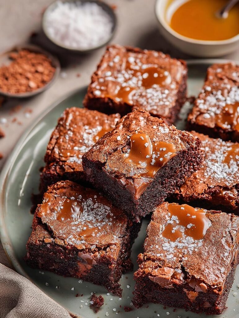 Fudgy Rolo Brownies