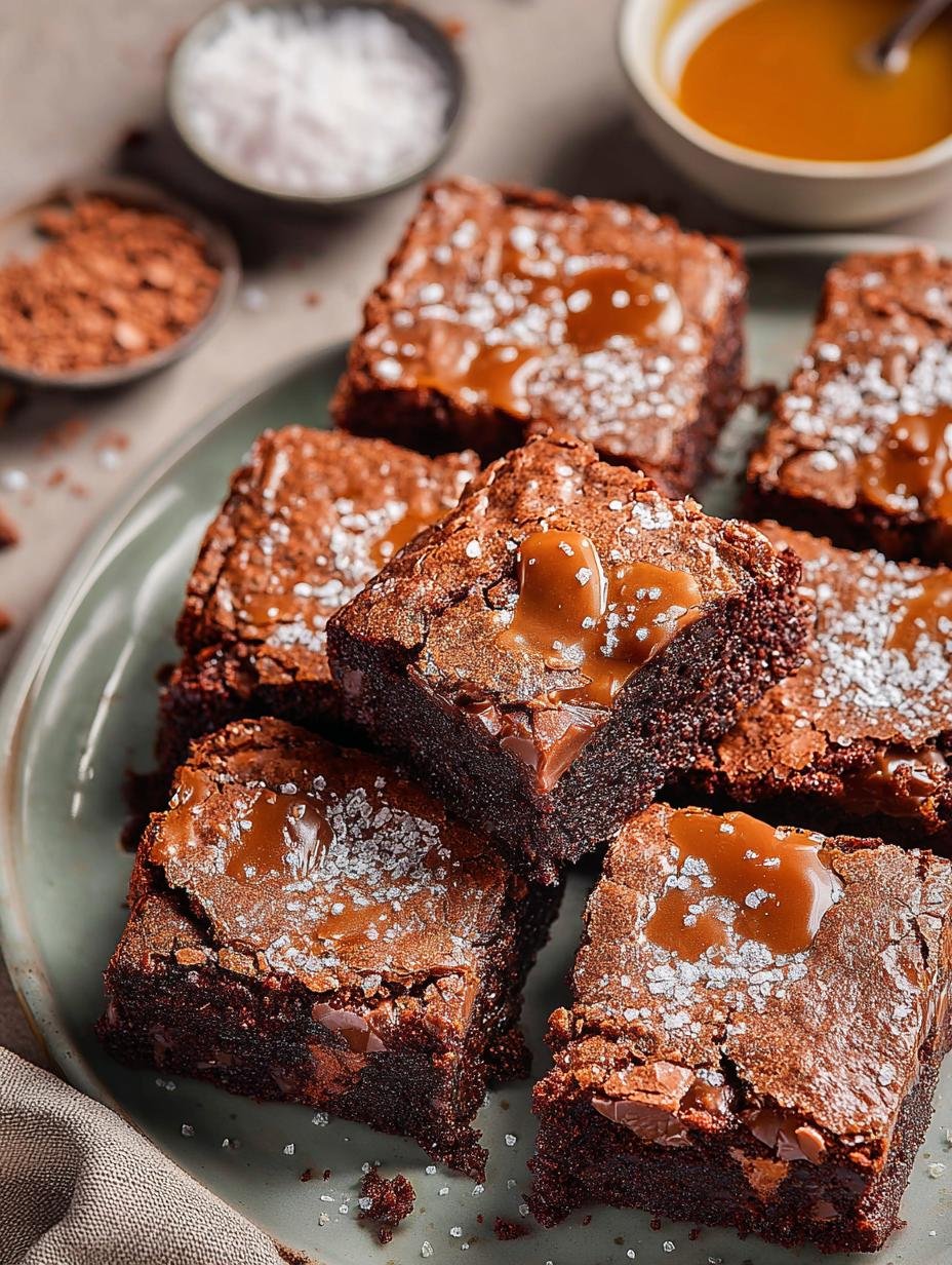 Fudgy Rolo Brownies