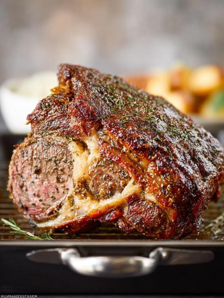 Garlic Herb Prime Rib