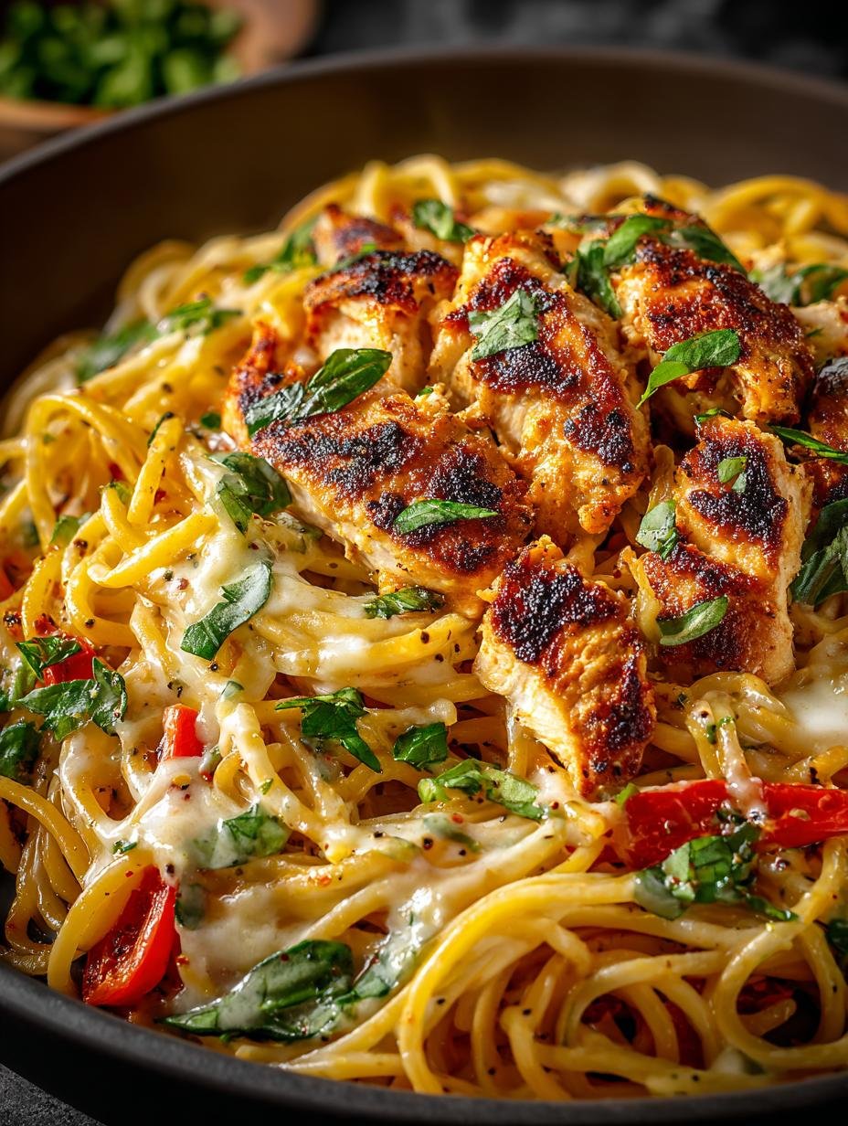 Garlicbutter Chicken Spaghetti