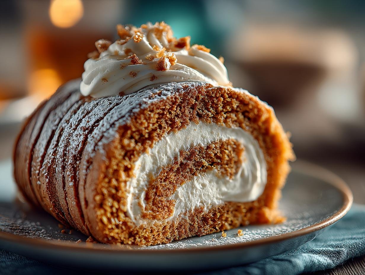 Gingerbread Cake Roll: A Festive Holiday Delight - Gingerbread Cake Roll - main visual representation