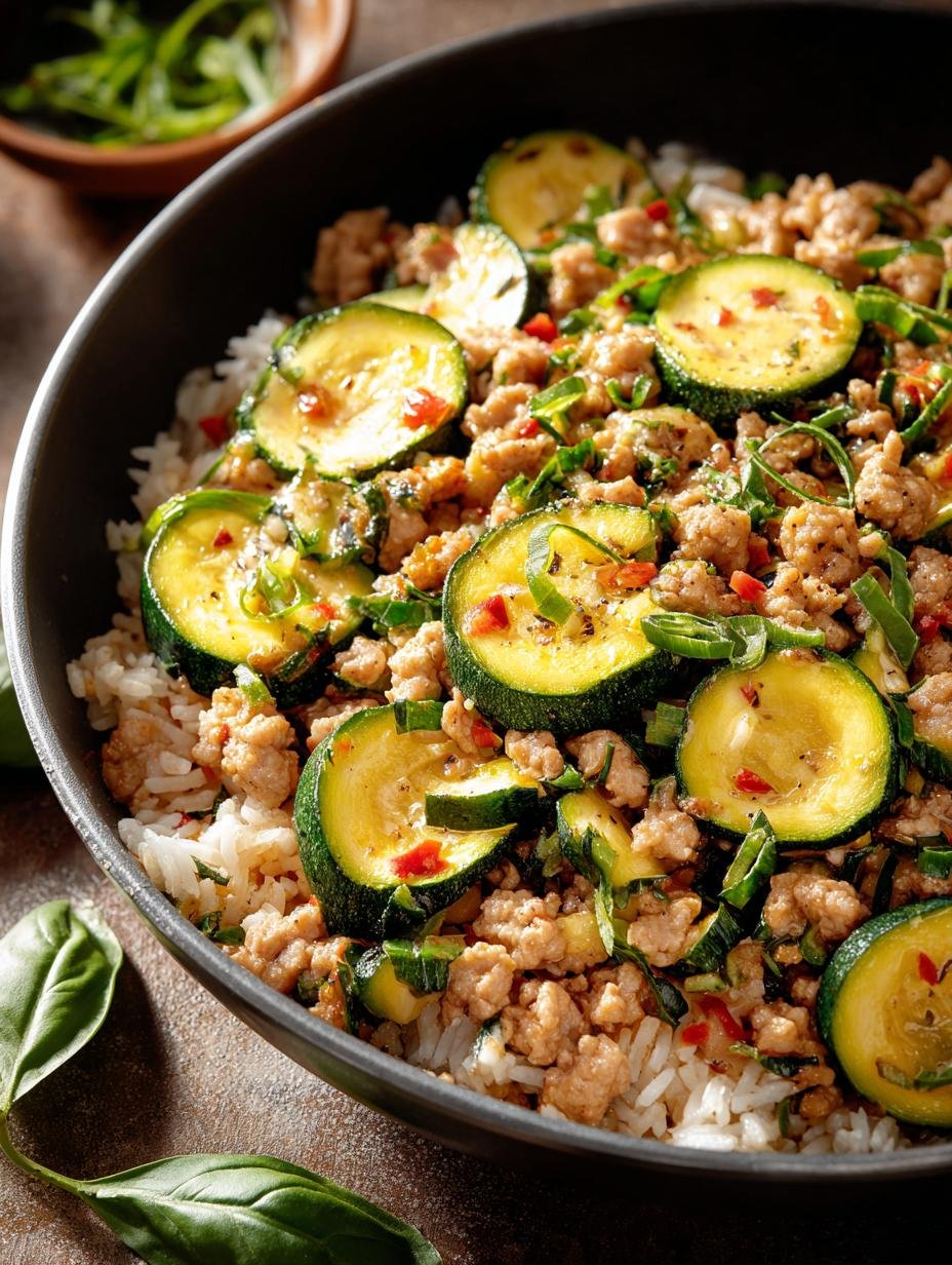 Ground Turkey Skillet with Zucchini & Rice: 30-Minute Delight 3 Ground Turkey Skillet with Zucchini & Rice: 30-Minute Delight - Ground Turkey Skillet with - additional detail