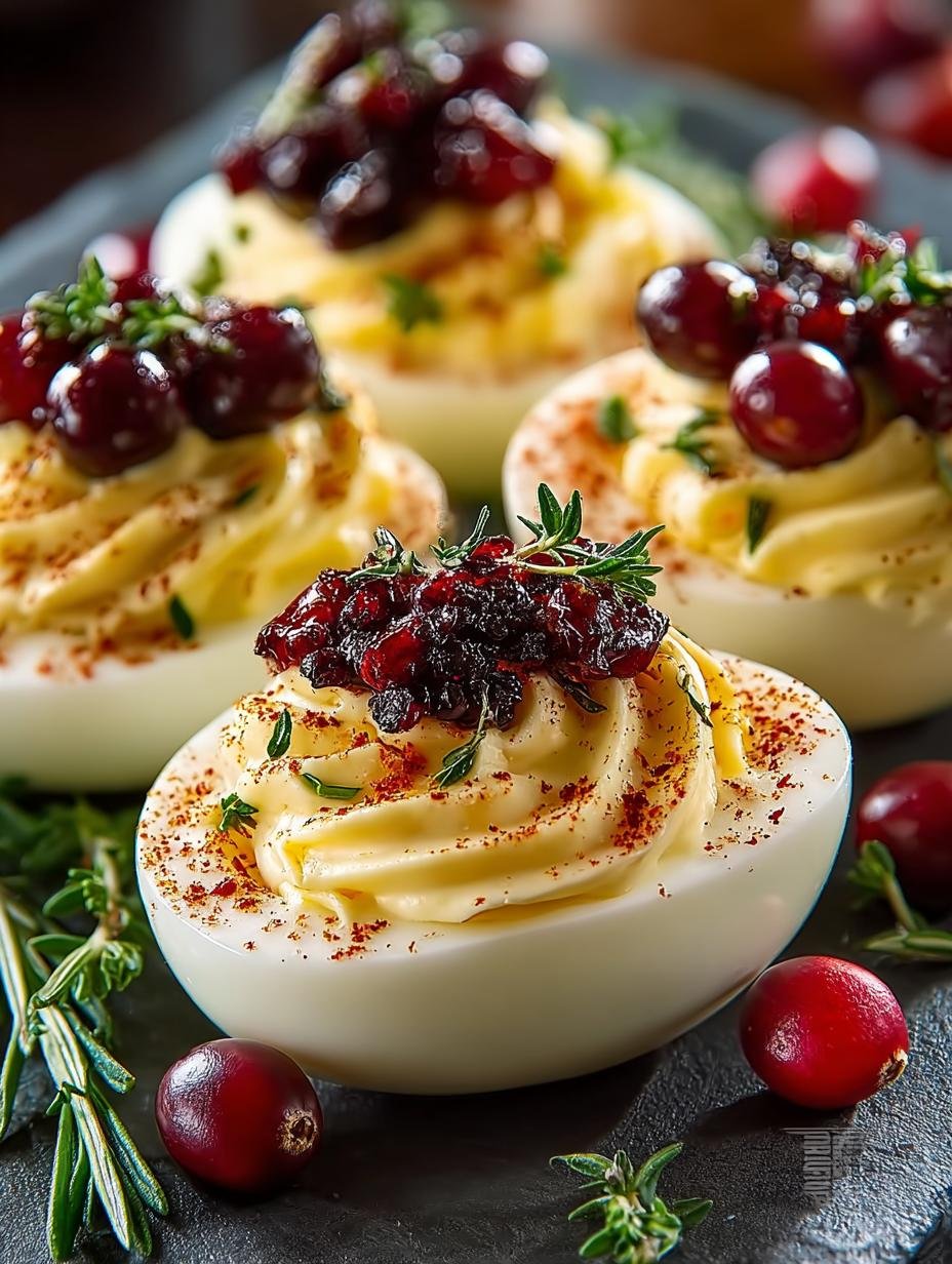 Harvest Cranberry Deviled Eggs: 7 Festive Variations - Harvest Cranberry Deviled Eggs - main visual representation