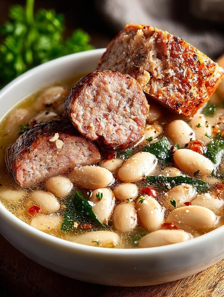 Hearty Sausage White Bean
