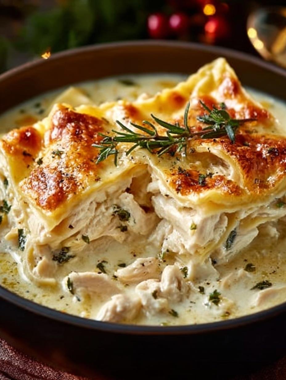 Heavenly White Chicken Lasagna: 7 Comforting Layers - Heavenly White Chicken Lasagna - main visual representation