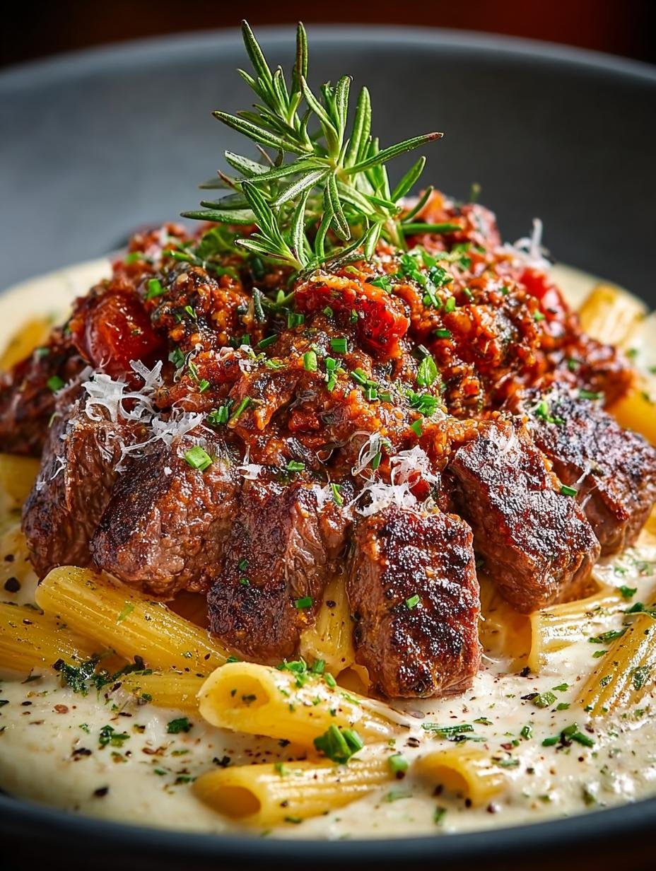 High Protein Creamy Beef Pasta: 7 Delicious Steps - High Protein Creamy Beef - main visual representation