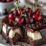 Indulge Chocolate Cherry Cheesecake
