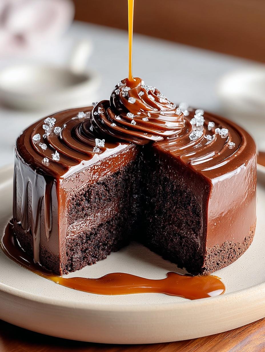 Indulgent Salted Caramel Chocolate Fudge Cake Recipe 2 Indulgent Salted Caramel Chocolate Fudge Cake Recipe - Indulgent Salted Caramel Chocolate - main visual representation
