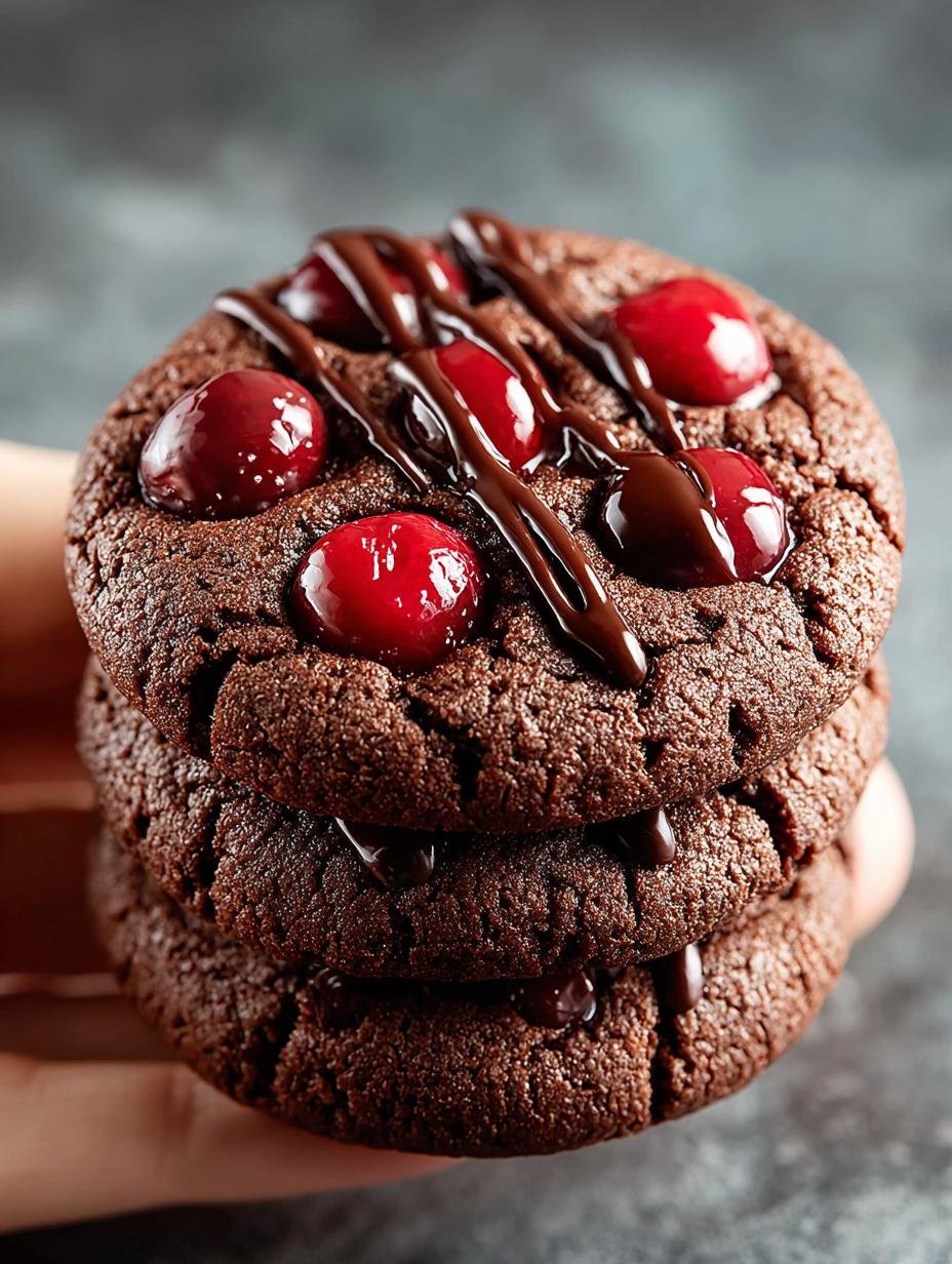 Irresistible Chocolate Cherry Cookies: 24 Perfect Bites - Irresistible Chocolate Cherry Cookies - additional detail