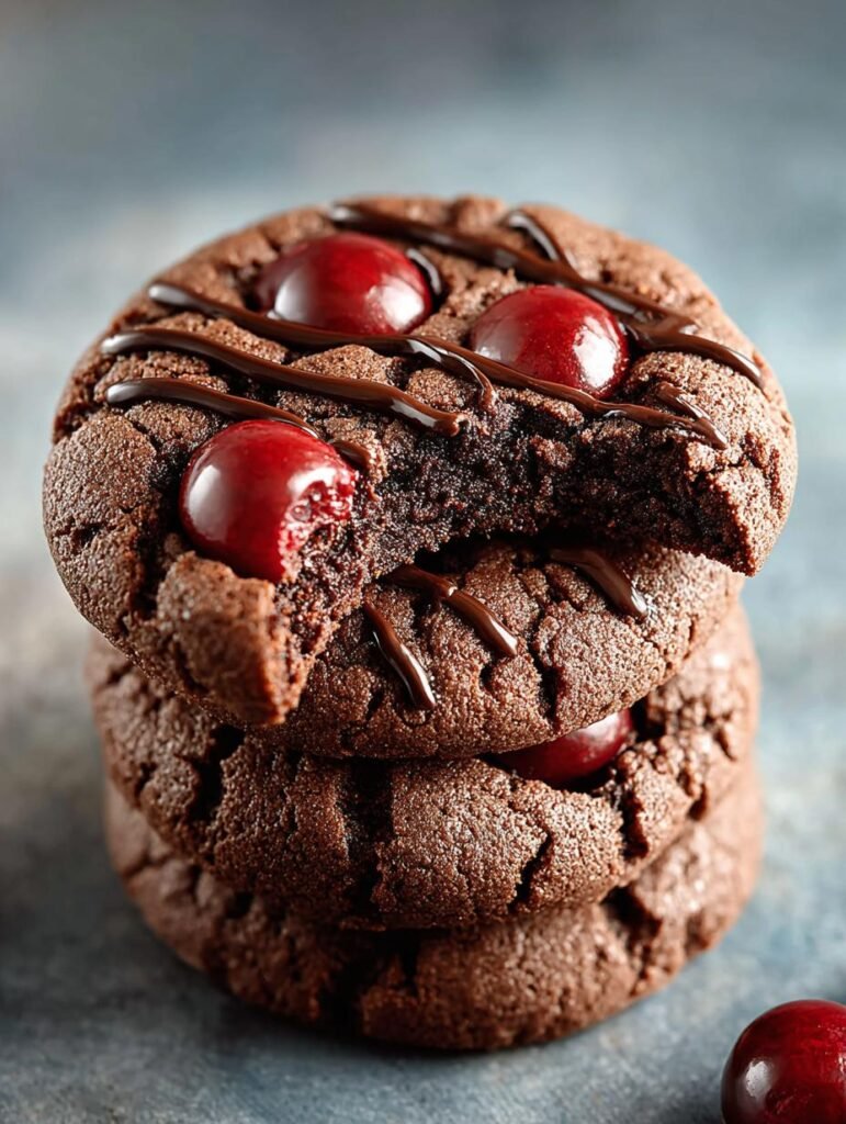 Irresistible Chocolate Cherry Cookies