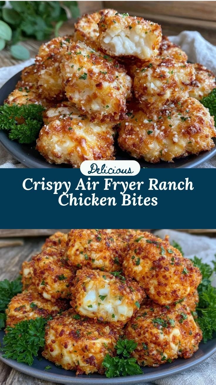 Air Fryer Ranch-Crusted Chicken Bites 2 Air Fryer Ranch-Crusted Chicken Bites