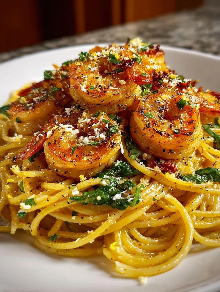 30-Minute Lemon Butter Shrimp Spaghetti That Delights - Lemon Butter Shrimp Spaghetti - additional detail
