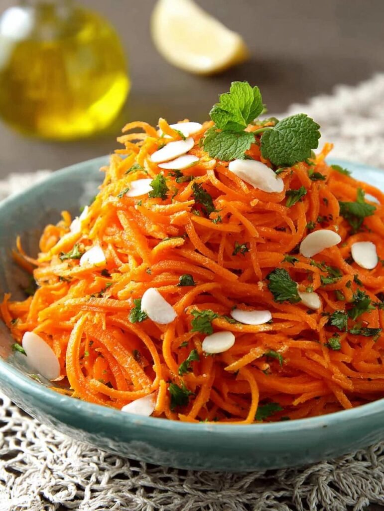 Moroccan Raw Carrot Salad