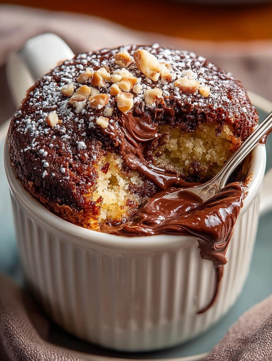 Oatmeal Nutella Mug Cake: 5-Minute Decadent Delight - Oatmeal Nutella Mug Cake - main visual representation