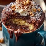 Oatmeal Nutella Mug Cake