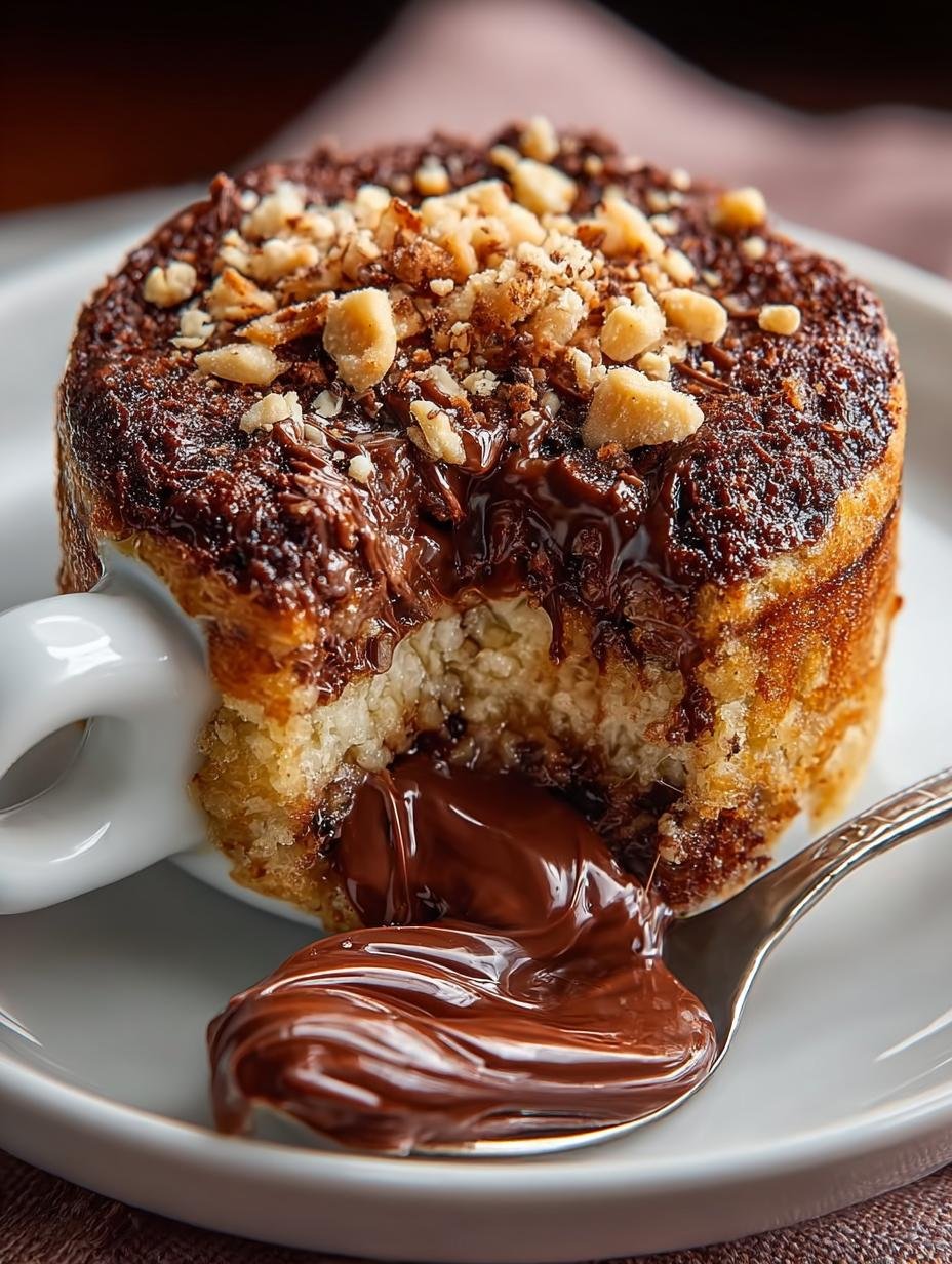 Oatmeal Nutella Mug Cake: 5-Minute Decadent Delight - Oatmeal Nutella Mug Cake - additional detail