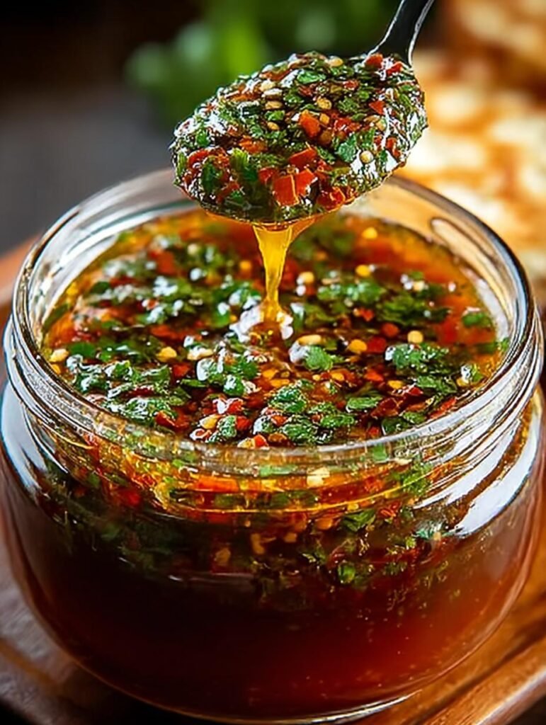 Red Chimichurri Sauce
