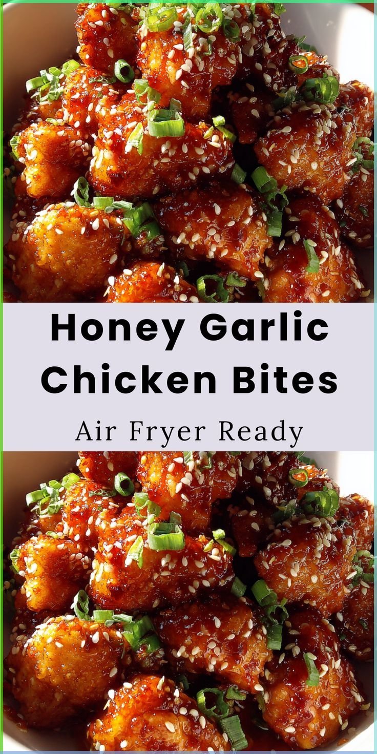 Honey Garlic Chicken Bites
