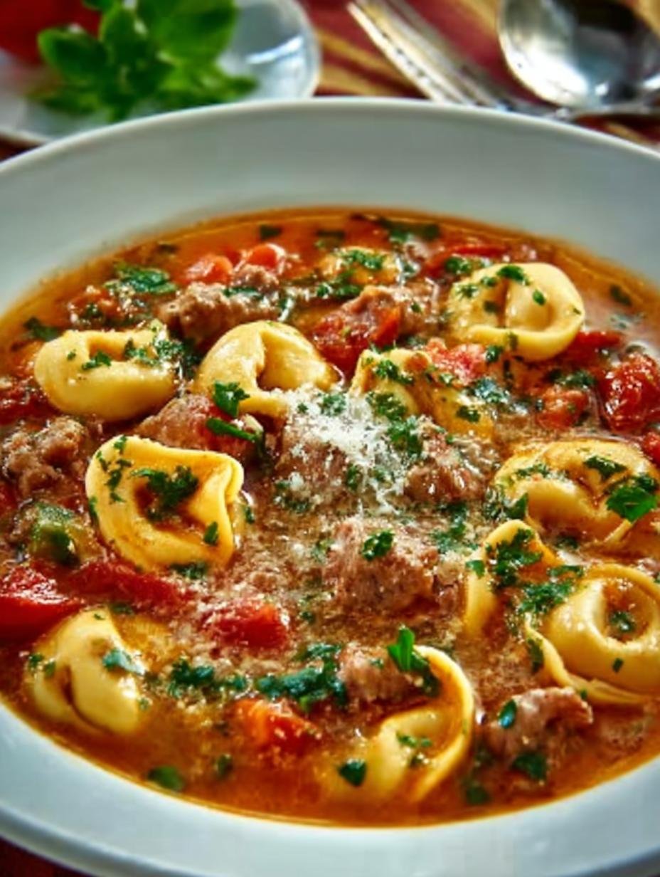 Sausage Tortellini Soup Incredible