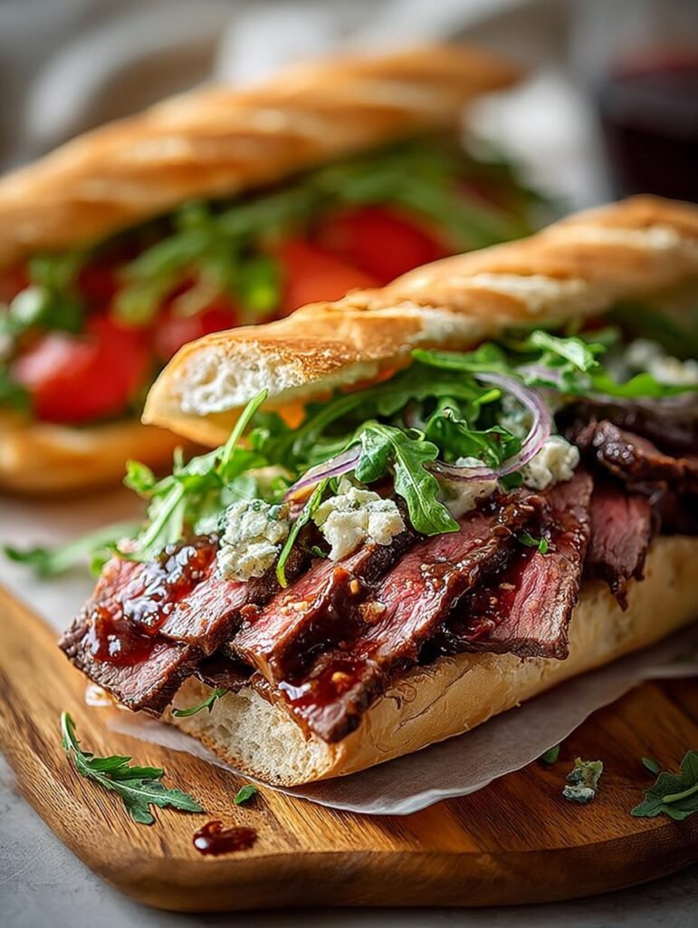 Sirloin Steak Sandwich with