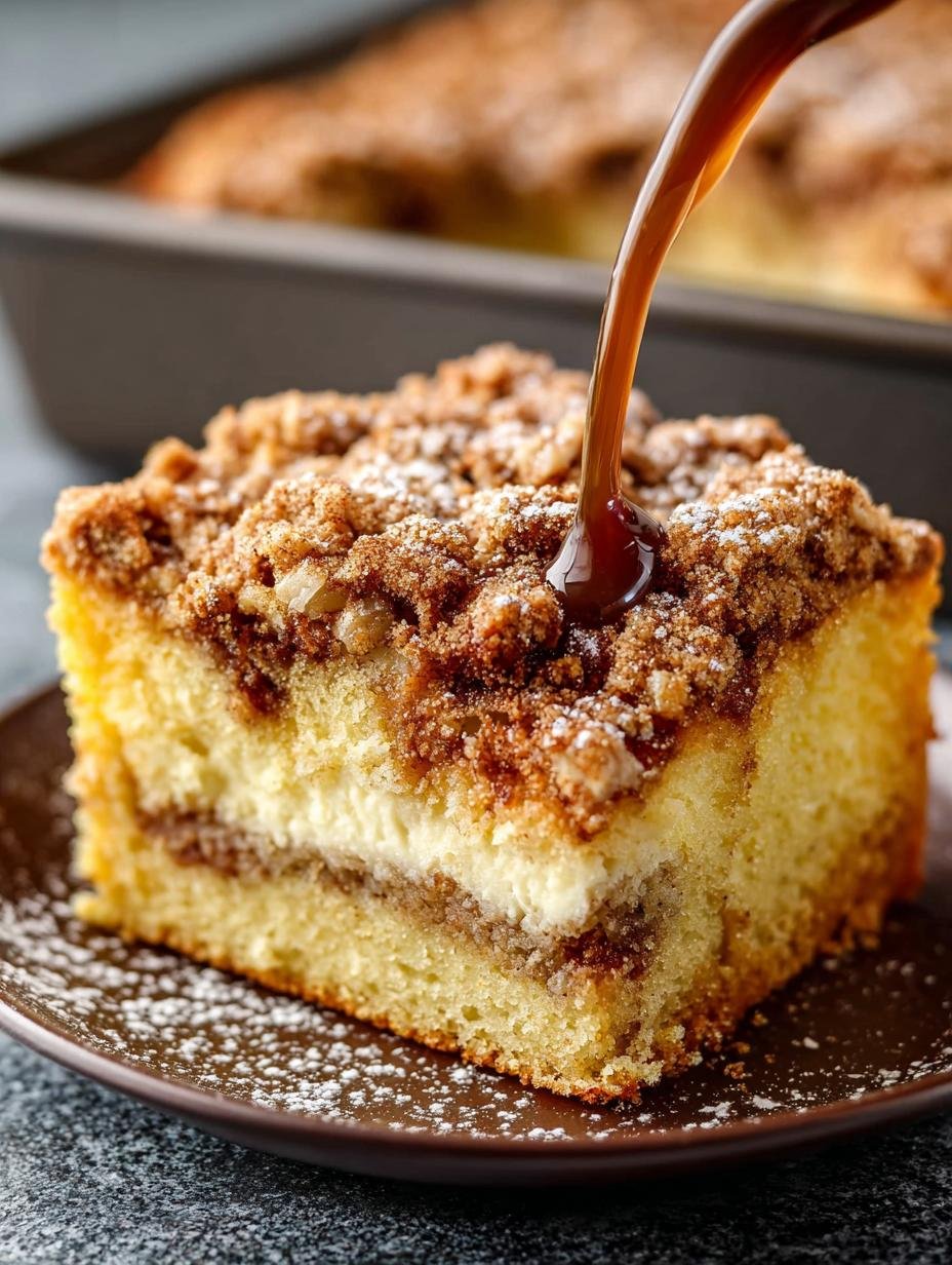 Delicious Sour Cream Coffee Cake Recipe with Streusel - Sour Cream Coffee Cake - main visual representation
