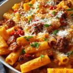 Spicy Sausage Rigatoni