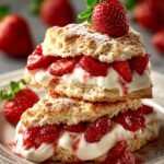 Strawberry Cream Scones