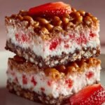 Strawberry Pretzel Marshmallow Treats