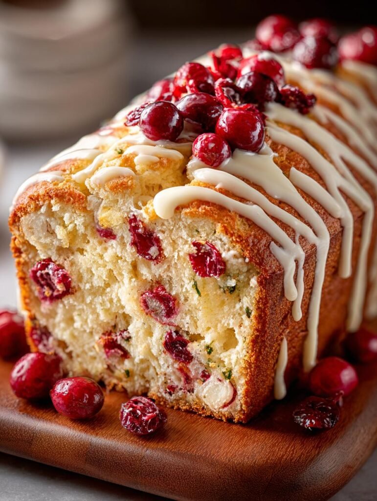 White Chocolate Cranberry Bread