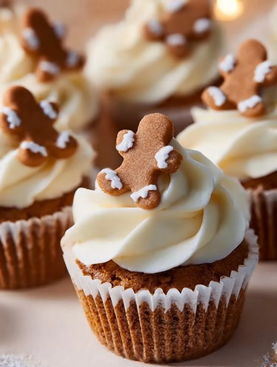 No-bake gingerbread cheesecake cups decorated for the holidays