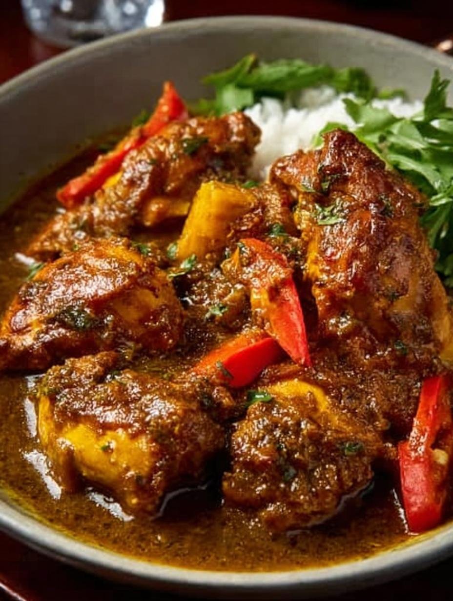 Authentic Jamaican Curry Chicken