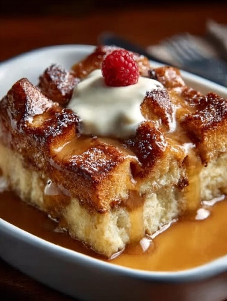 Bread Pudding with Vanilla