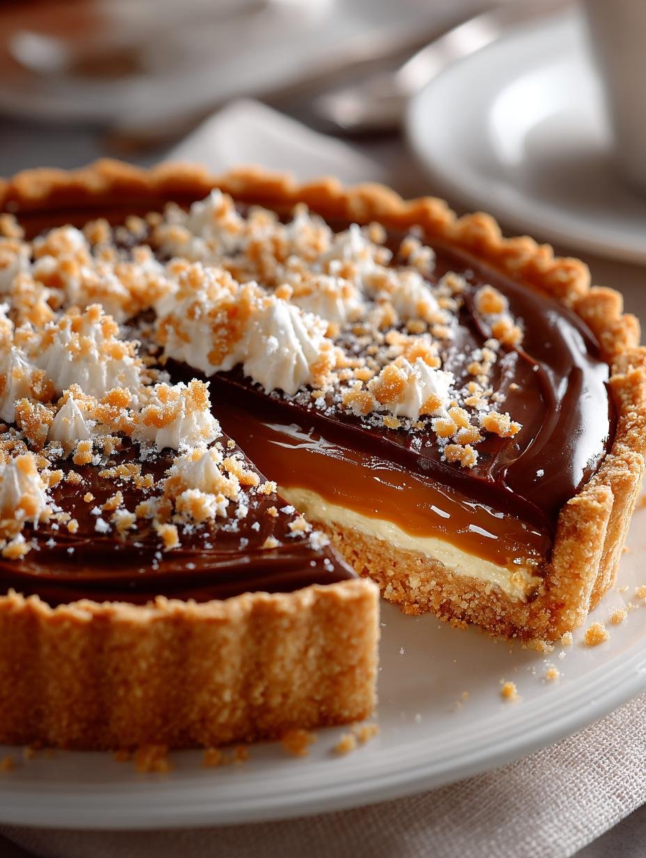 Delicious Caramel Crunch Tart: A Sweet Delight for You - Caramel Crunch Tart - main visual representation
