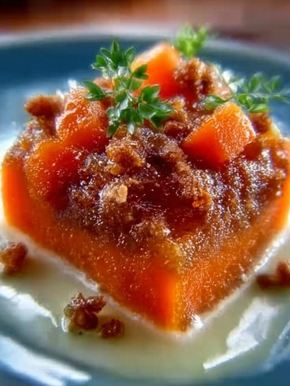 Carrot Pudding with Brown Sugar Sauce: A Delightful Treat - Carrot Pudding with Brown - additional detail
