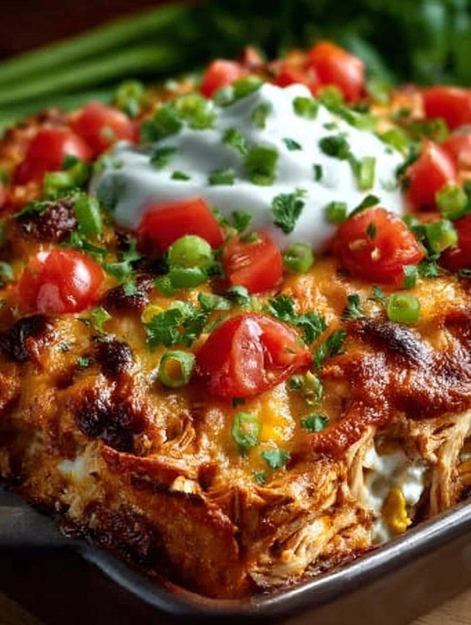 Chicken Taco Casserole Incredible: 5 Flavorful Layers - Chicken Taco Casserole Incredible - additional detail