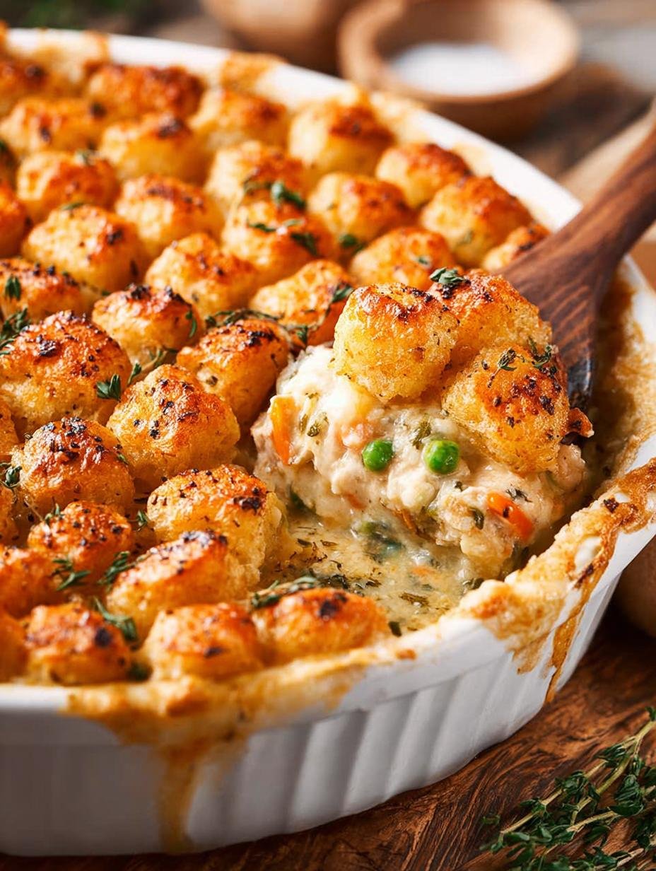 Chicken Tot Pie: 7 Reasons to Love This Comfort Food - Chicken Tot Pie - additional detail