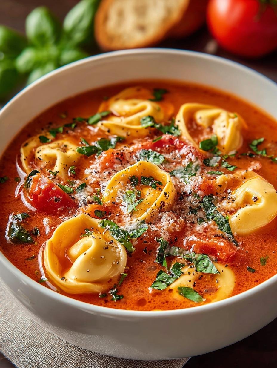 Cozy Tomato Tortellini Soup: 5 Reasons to Love It - Cozy Tomato Tortellini Soup - main visual representation