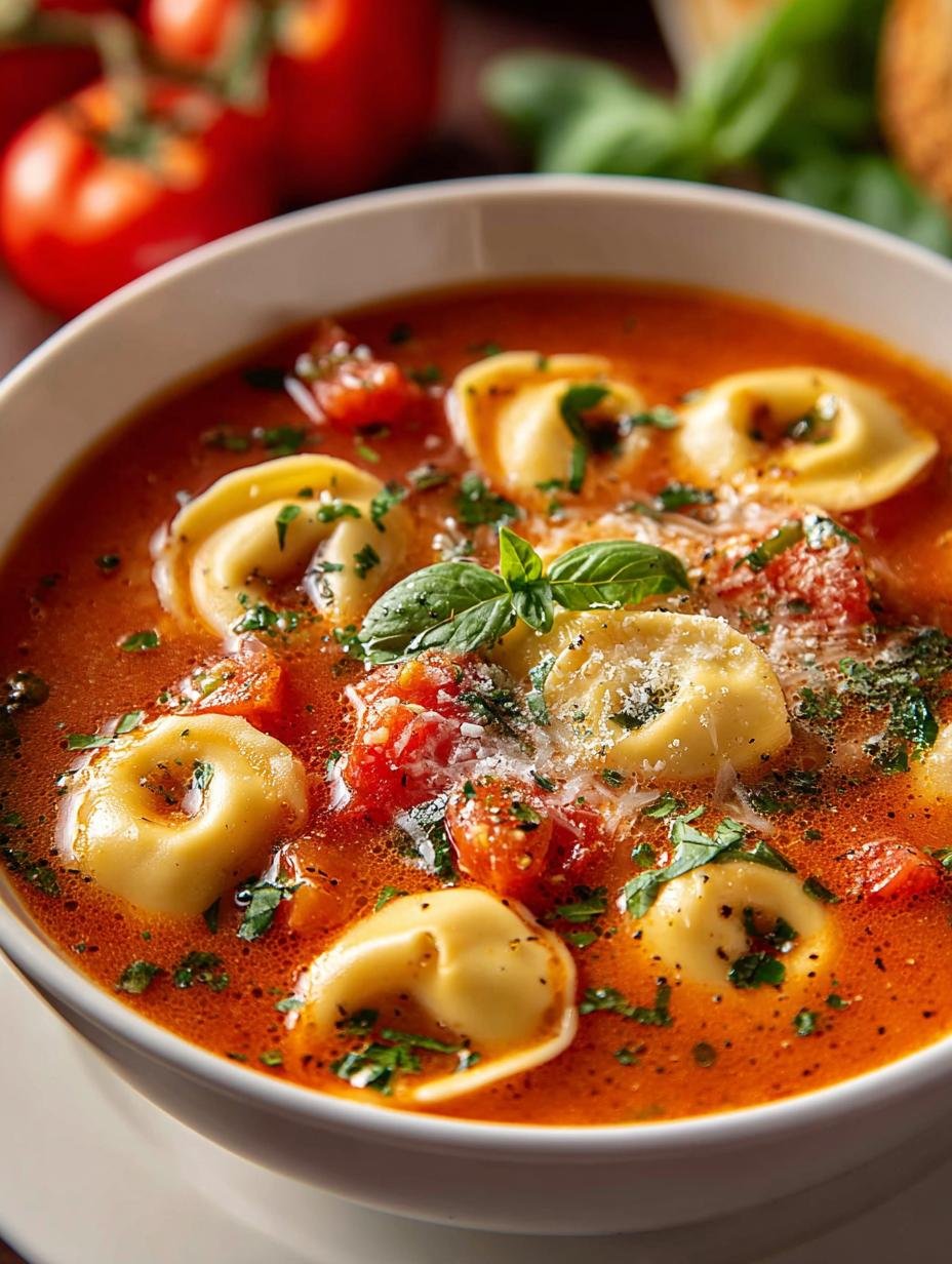 Cozy Tomato Tortellini Soup: 5 Reasons to Love It - Cozy Tomato Tortellini Soup - additional detail