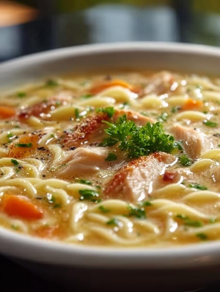 Crack Chicken Noodle Soup: A Creamy Comforting Delight 1 Crack Chicken Noodle Soup