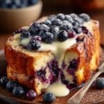 Creamy Blueberry Layered Bread