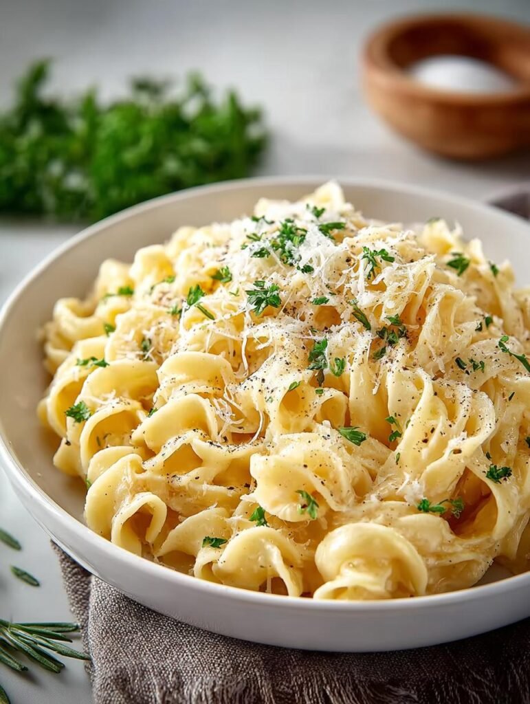 Creamy Cafeteria Noodles