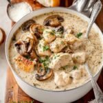 Creamy Chicken Mushroom Soup