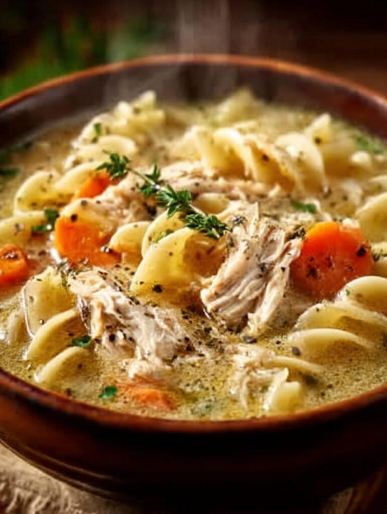Creamy Chicken Noodle Soup