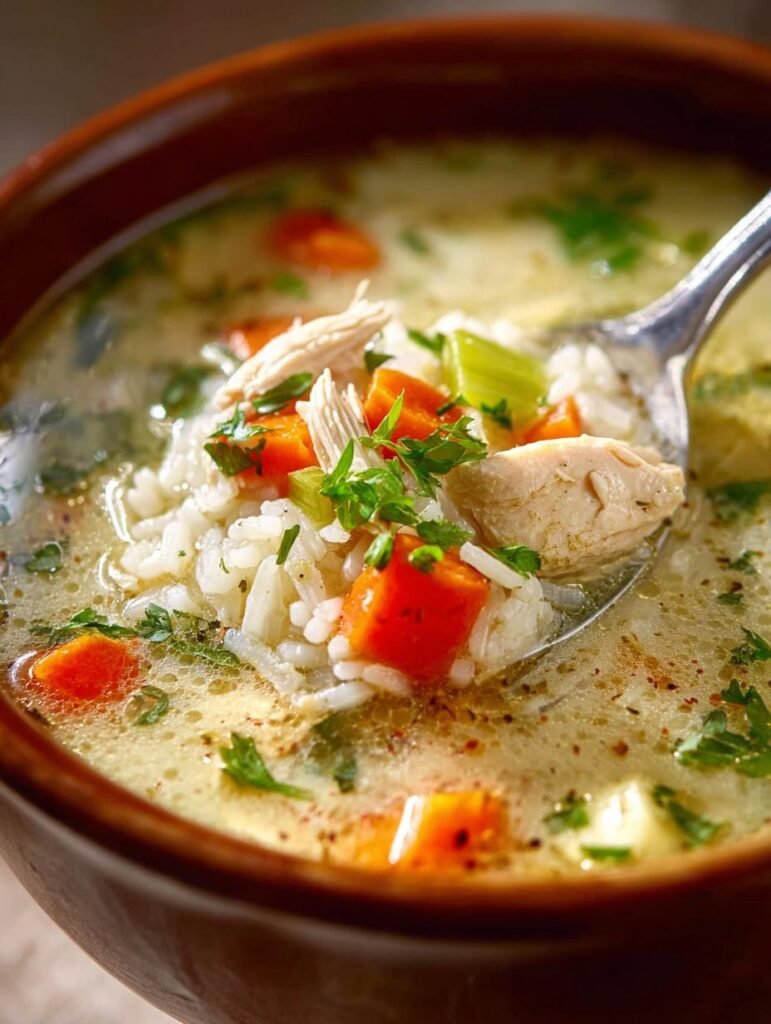 Creamy Chicken Rice Soup