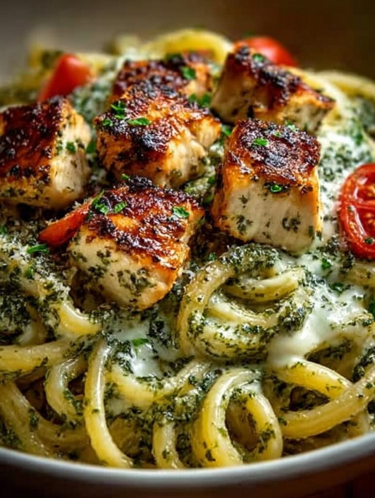 Creamy Pesto Chicken Pasta